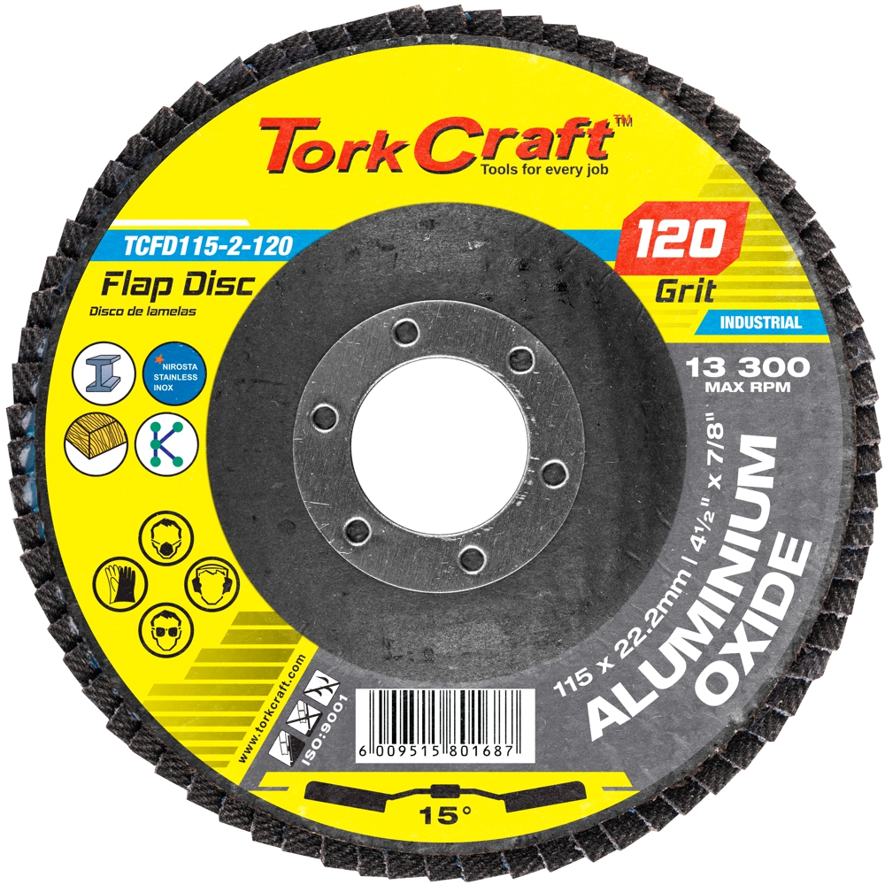Flap Disc 115mm 15 Deg.Angle A/O
