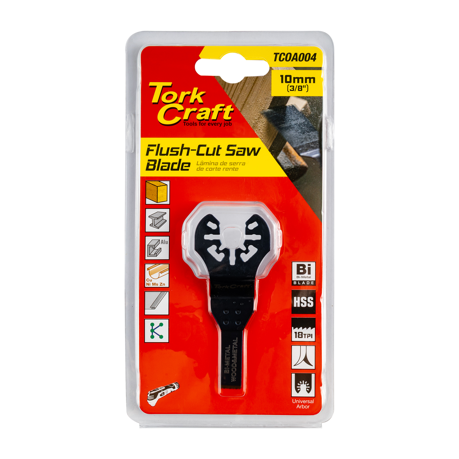Quick Change Flush Cut Metal Saw Blade
