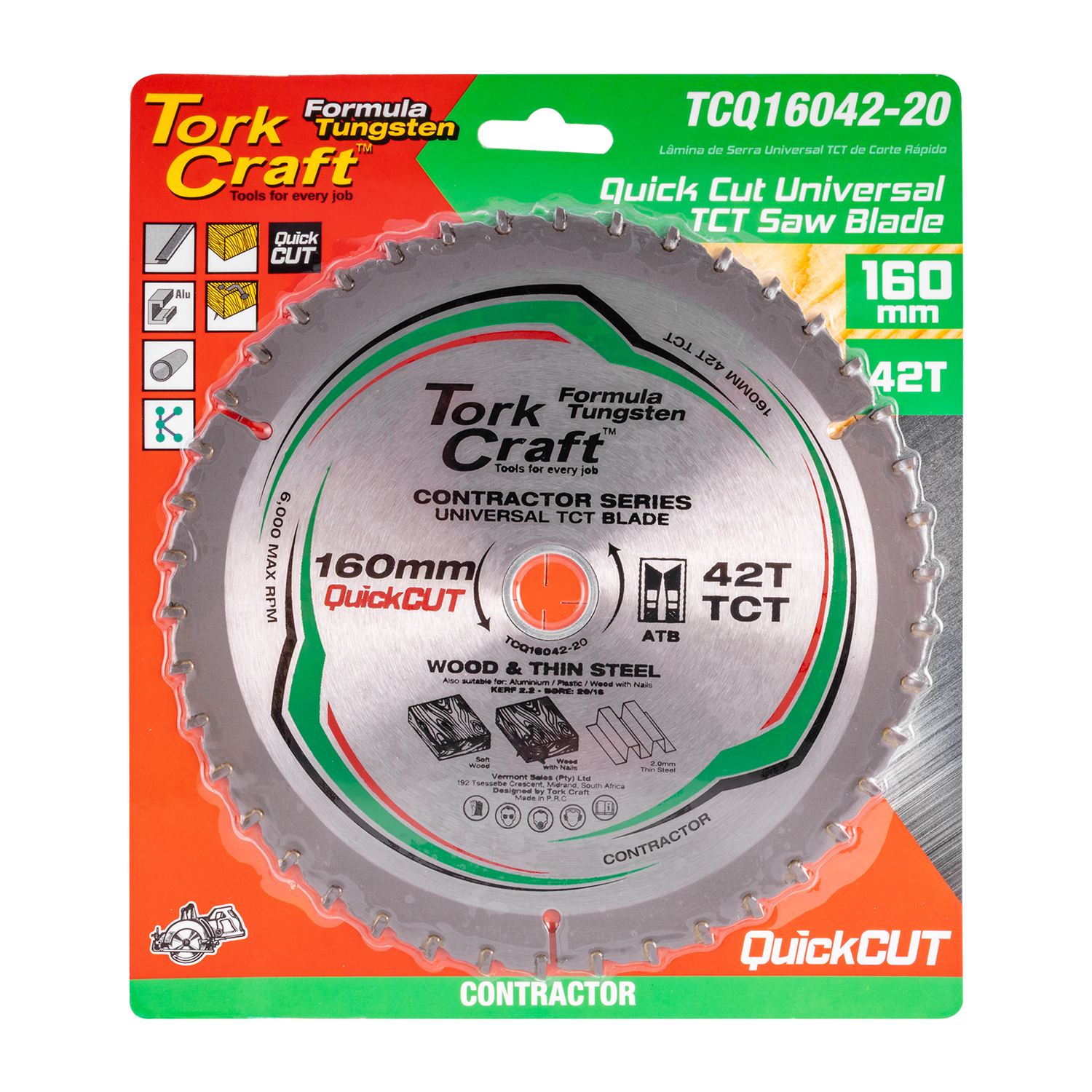 Universal Quick Cut Tct Blade
