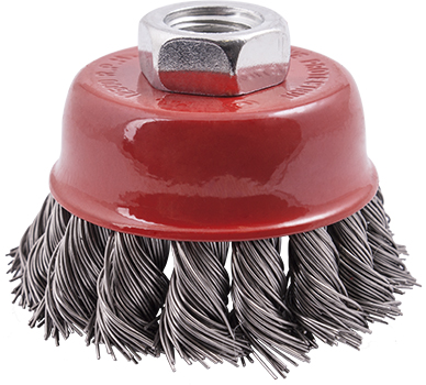 Wire Cup Brush X M14 Knotted Stainless Steel Tcw