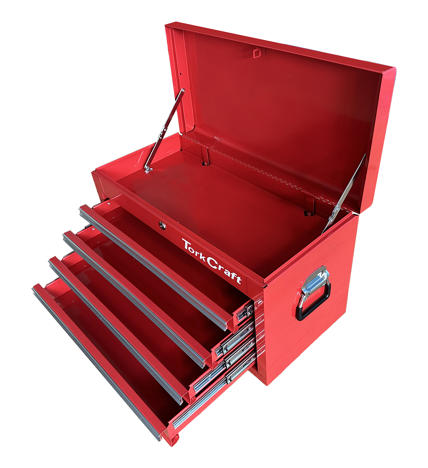 Tork Craft Empty 4-Drawer Top Tool Box with Top Tray 660 x 310 x 380mm TCTB002