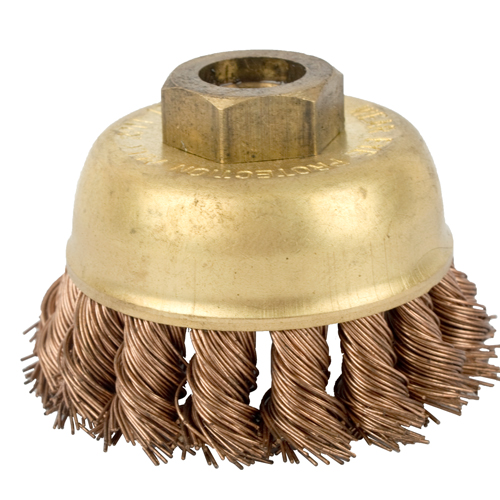 Wire Cup Brush N/Spark Twisted Bulk