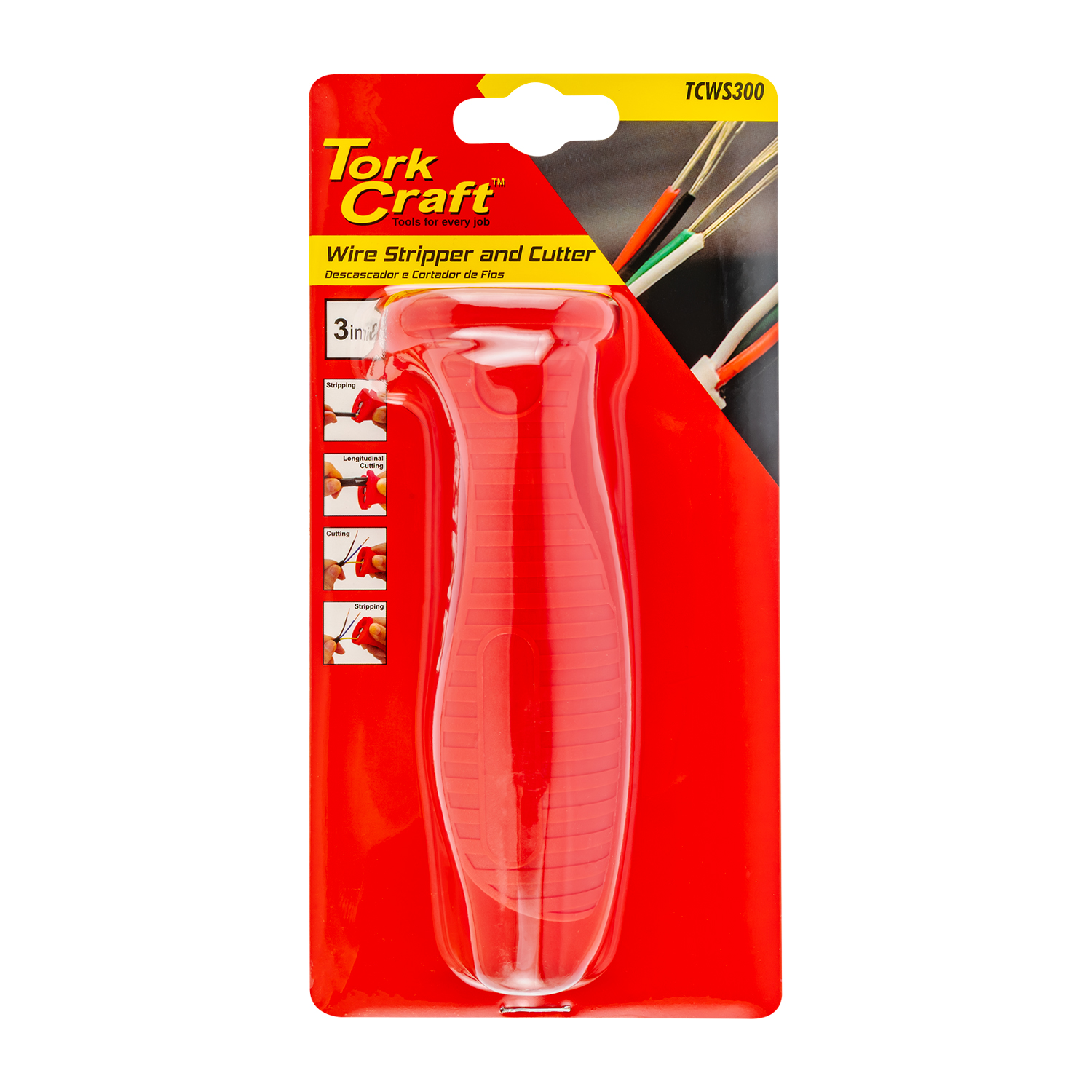 Wire Stripper 3 In 1 4-10mm Rnd Cables 8-10mm Longitud Cutting