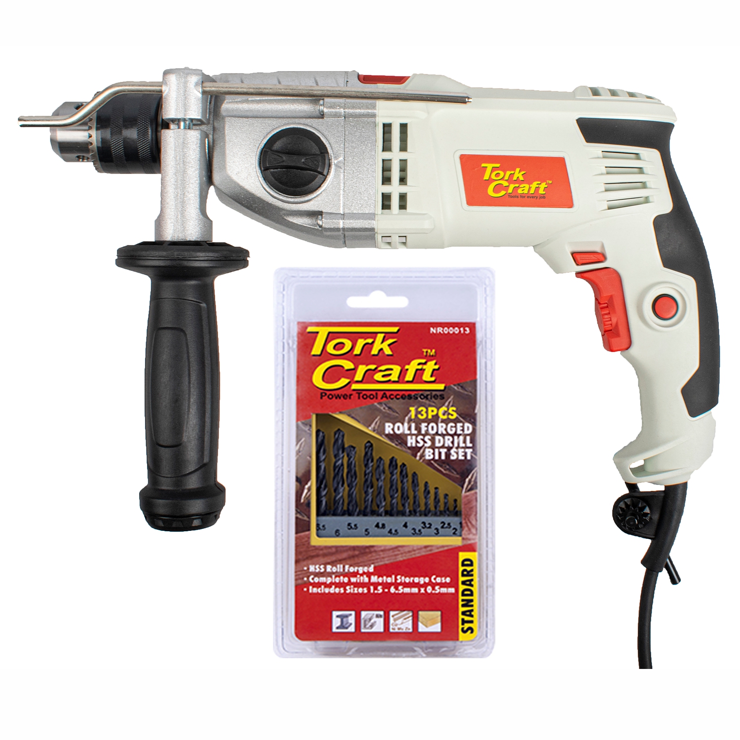 Imp. Drill Tcid1100 + Nr00013 Combo Drill Set