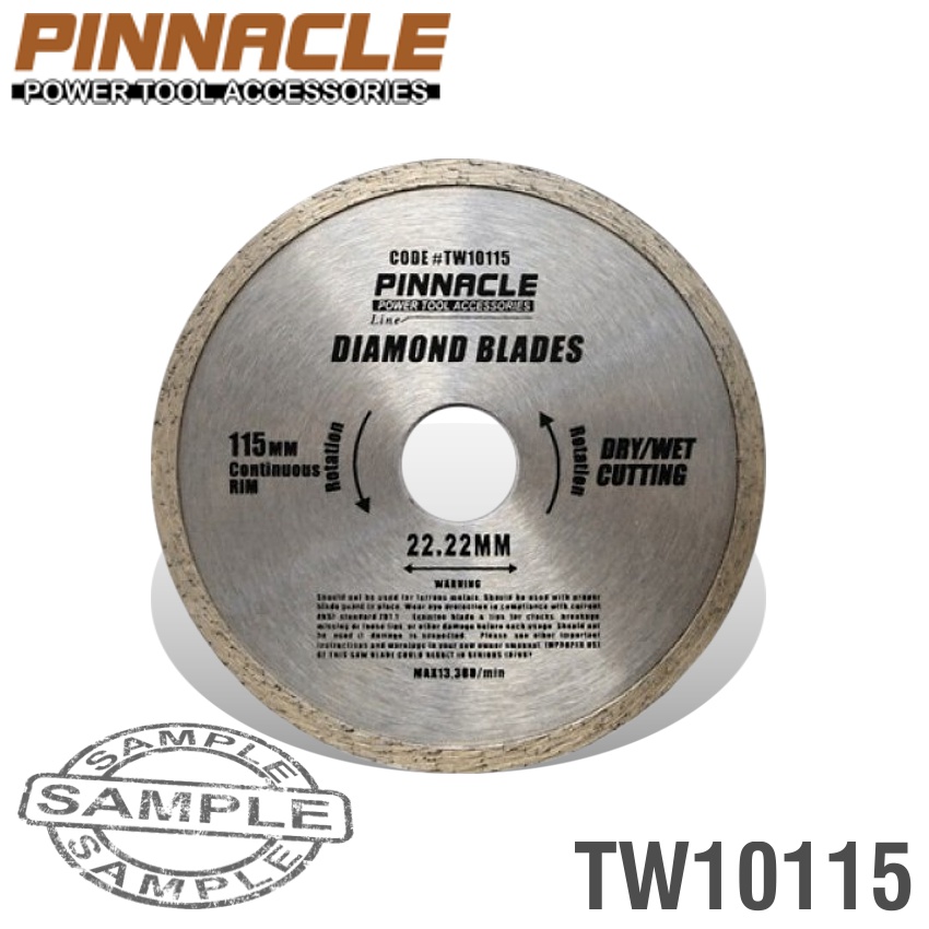 Diamond Blade Cont.Rim Pinnacle