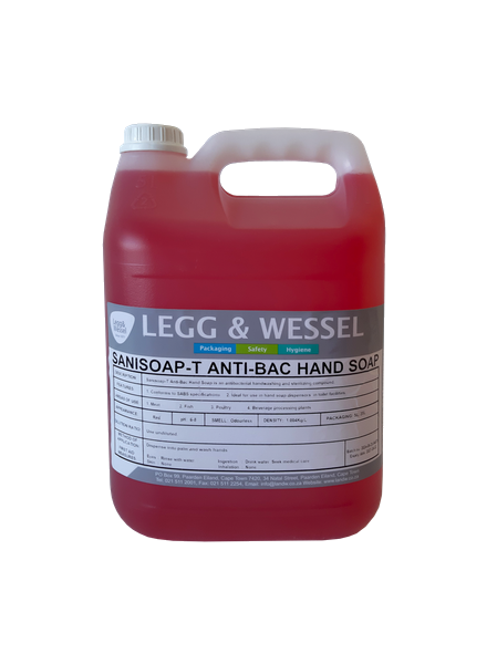 L&W SANISOAP ANTIBAC HAND SOAP | 5L